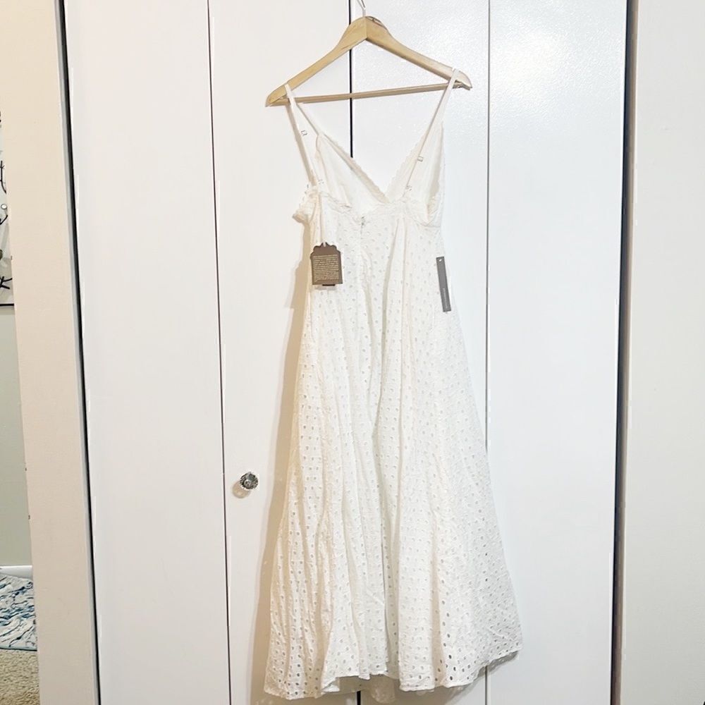 Anthropologie Forever That Girl Eyelet Maxi Dress Size S/P - Picture 8 of 9